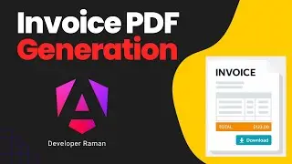 Invoice PDF Generation | Angular Step-by-Step | HTML2Canvas