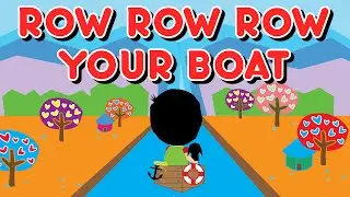Row Row Row Your Boat with Dylan and Lazer | Kids Nursery Rhymes