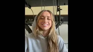 Tate McRae teasing a new song