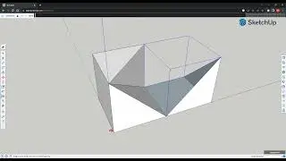 SketchUp Basics: Dissecting a Cube into Three Identical Pyramids