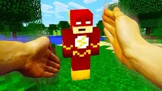 REALISTIC MINECRAFT - STEVE MEETS THE FLASH!