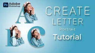 Create letter portrait tutorial in Photoshop