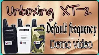 XT-2 unboxing & it's default frequency|Cignus Radio