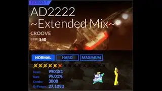 [DJ MAX] AD2222 ~Extended Mix~ 4B Normal Full Combo [99.38%]