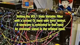 Testing second CV input on VCF-1 Filter