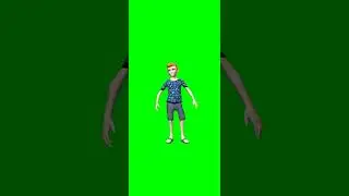 boy talking green screen video | 3d animation green screen video 