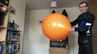 Belbal 24 inch orange balloon blow to pop btp b2p bb24 bb250
