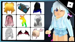 6 NOVOS CABELOS GRÁTIS NO ROBLOX! COMO PEGAR 25 ITENS GRÁTIS HOJE NO ROBLOX -  EMOTE GRÁTIS