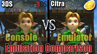 Nintendo 3DS vs Citra - Part 2 (Emulator vs Console - Comparison) [240p vs 4K]