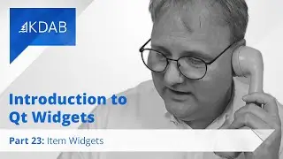 Introduction to Qt Widgets (Part 23) - Item Widgets