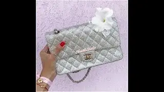 Chanel bag with Swarovski crystals. Сумка Шанель с кристаллами Сваровски.
