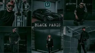 BLACK PARIS 2021 - Lightroom Mobile Presets DNG | Black Tone Preset | Black Preset