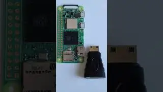 Raspberry Pi Zero 2 Mini HDMI Connector with HDMI Adapter 