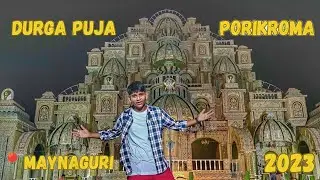 Durga Puja Porikroma 2023 || Maynaguri Puja Pandal Tour || Journey With Bishal ||