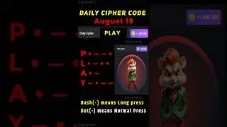20 August hamster kombat daily cipher combo | Daily cipher hamster kombat today | 5 million coins