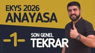 ANAYASA GENEL TEKRAR | EKYS 2026 – AGS – ÖSYM TARZI HIZLI ANAYASA TEKRARI