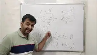 Any square matrix can be written as sum of Symmetric and Skew Symmetric matrix and that too UNIQUELY