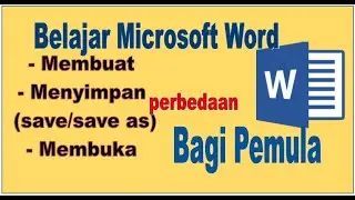 BELAJAR MICROSOFT WORD BAGI PEMULA