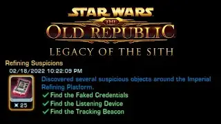 How to get Refining Suspicions Achievement (Empire) - SWTOR 7.0 Guide