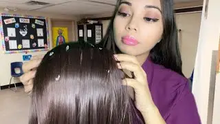 ASMR School Nurse Checks Your Hair For Lice (Role Play)