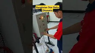 Rangkaian star delta otomatis#rangkaianlistrik #electrician #electrik #stardeltastarter #stardelta