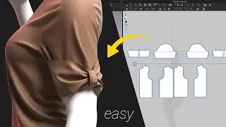 Marvelous Designer Sleeve Tutorial: Beginner Friendly