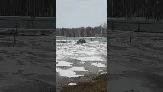 ПРИЕХАЛ НА ПАСЕКУ СМОТРЮ СКОЛЬКО ОСТАЛОСЬ СНЕГА