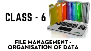 Class 6 | File Management - Organisation Of Data | Chapter 2 | ICSE Syllabus