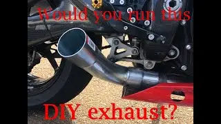 DIY Autozone $45 exhaust for the RSV4