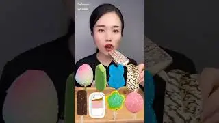 Eating Delicious Icecream pops ( 8 different flavours ) | 