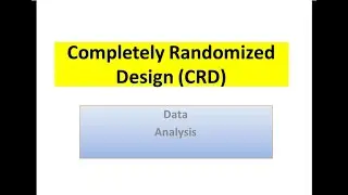 How to Compute CRD Data Manually in Experimental Designs