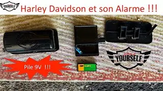 Harley Davidson changer sa pile 9v de son alarme. #harleydavidson #sirène #piles #tutorial