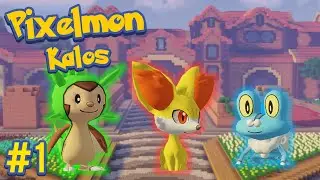 The Kalos Region - Minecraft: Pokemon X&Y Pixelmon Adventure Map Recreation Episode 1