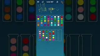 BALL SORT PUZZLE LEVEL 487