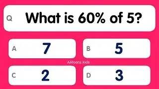 Percentage Quiz for Kids | Maths Quiz for Kids | Quiz Time