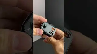 ✔️Автомобільний FM-трансмітер модулятор XO BCC06 | 2USB, 1USB-C, PD, QC, BT5.0/MP3 | Black
