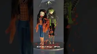 Ashley look at me transition. nezuko and mitsuri 