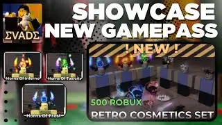 ROBLOX EVADE | Retro Cosmetics Set Gamepass Showcase