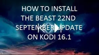 THE BEAST  SEPTEMBER 22ND UPDATE