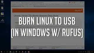 How to Burn Any Linux (Ubuntu, Manjaro) to USB in Windows with Rufus