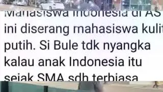 Viral Mahasiswa Indonesia vs bule AS