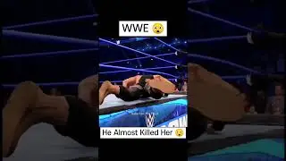 WWE 😲 | He Almost Killed Her 😲 | #wwe #women #fight #kill #shorts #viral #wrestling #punch #games
