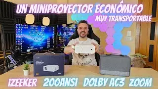 El Miniproyector iZeeker iPL310 es muy económico y transportable con 200Ansi, Dolby Ac3 y Zoom. 2024