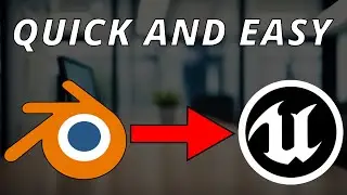 How I EASILY Export BLENDR Files into UNREAL ENGINE 5 FAST!