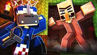 I played a MINECRAFT HORROR MAP in VR...