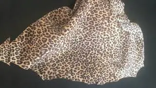Leopard Print Genuine Leather hides FSUSA612