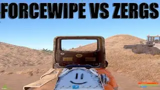 THE EASY FORCEWIPE VS ZERGS - RUST | РАСТ