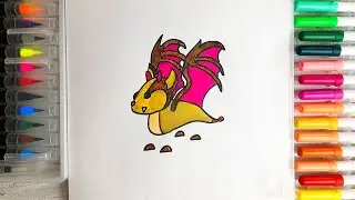 Бет драгон Адопт Ми Роблокс Как нарисовать петов из Адопт Ми Роблокс Bat dragon Adopt Me Roblox
