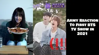 Army First Reaction to BTS First TV Show Video in 2021!!