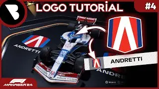 F1 Manager 24 - ANDRETTI Logo Tutorial - NO MODS
